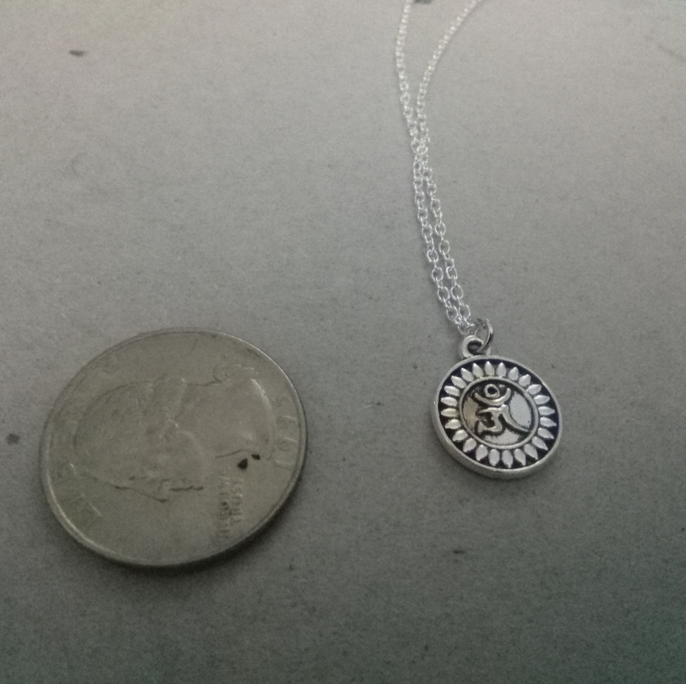 Silver Plated Yoga Necklace
